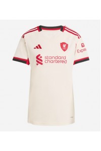 Fotbalové Dres Liverpool Dámské Venkovní Oblečení 2025-26 Krátký Rukáv